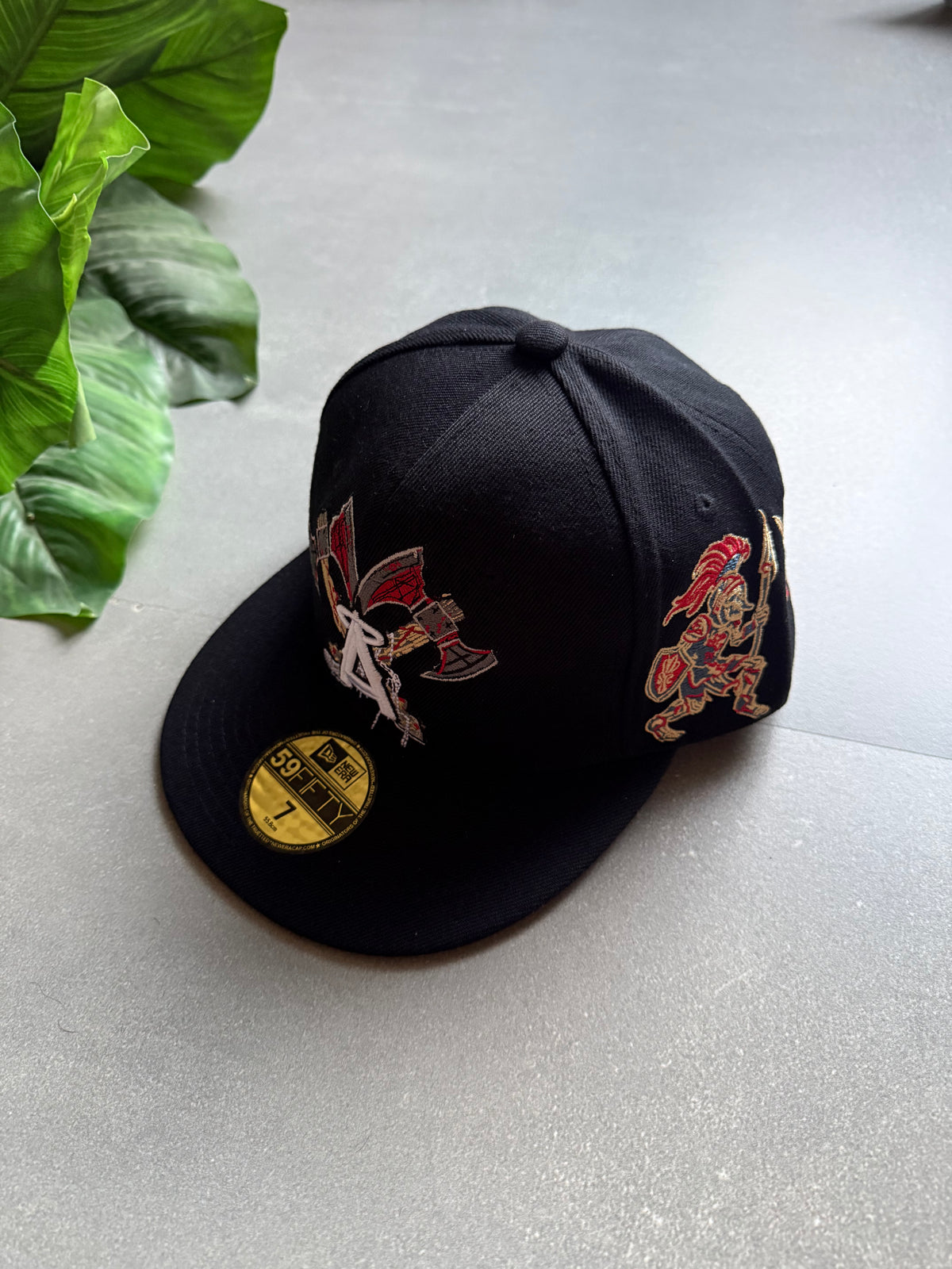 ANGELS EMBROIDERED FITTED CAP