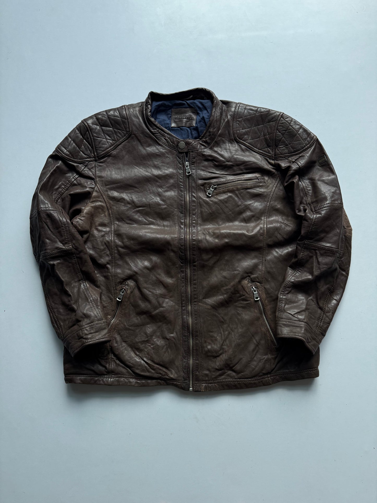 VINTAGE ROSE & COLE LEATHER JACKET