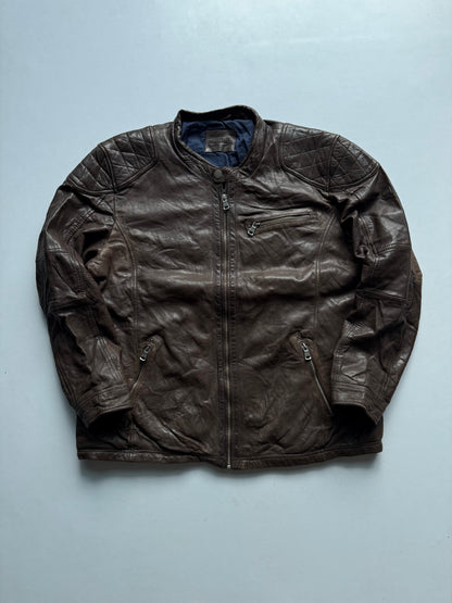 VINTAGE ROSE & COLE LEATHER JACKET
