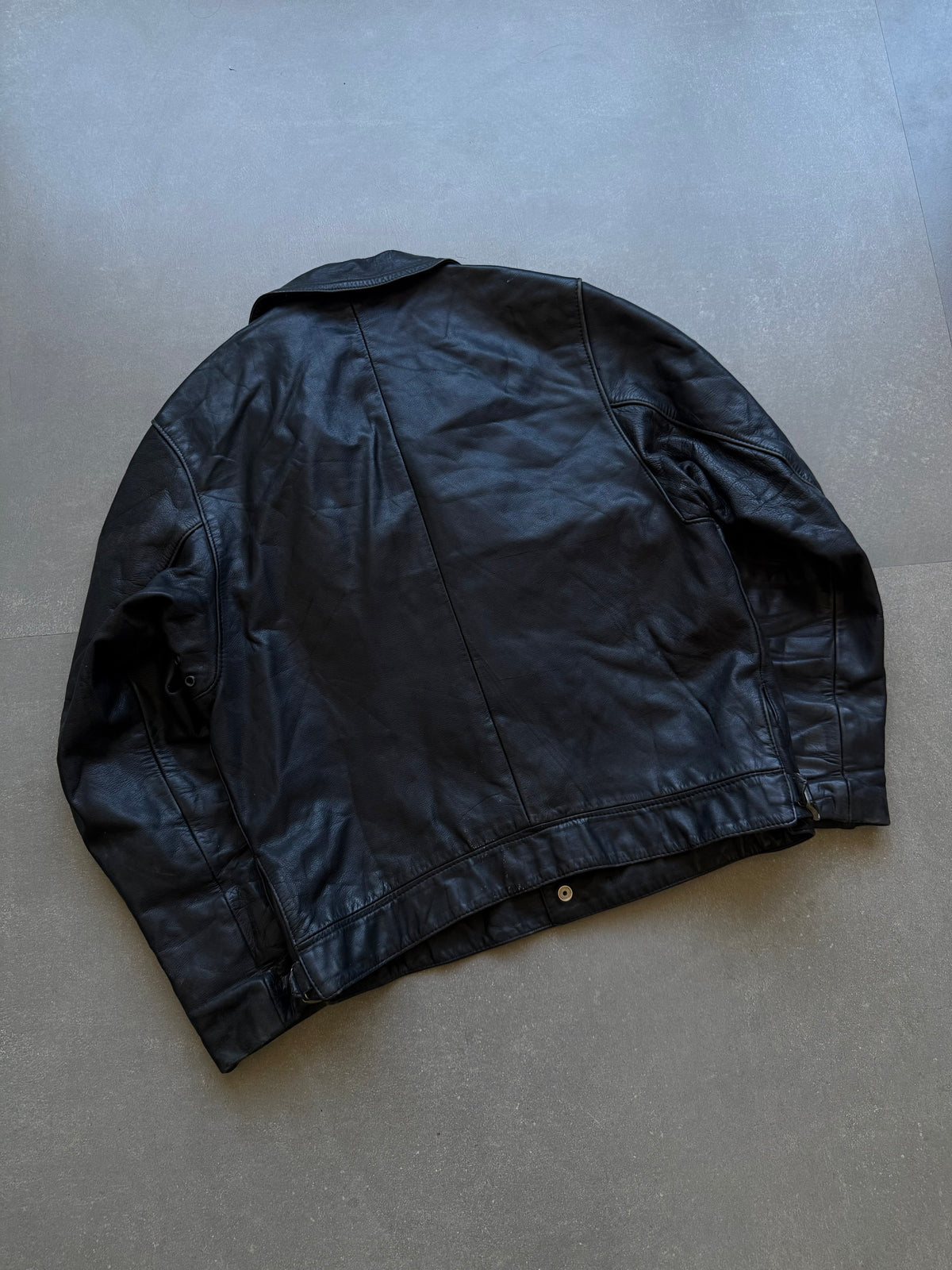 VINTAGE HEAVYWEIGHT LEATHER JACKET