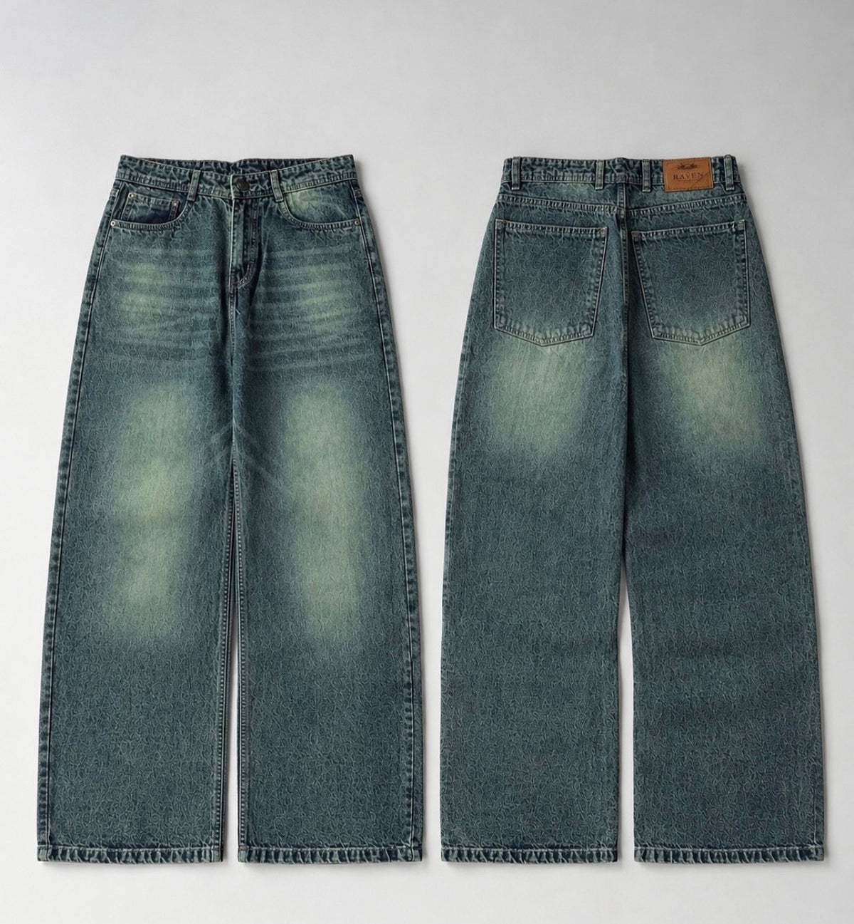 VINTAGE WASHED BAGGY DENIM