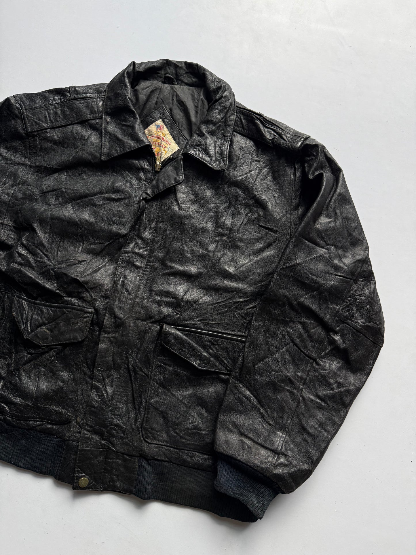 VINTAGE WIMAN LEATHER JACKET