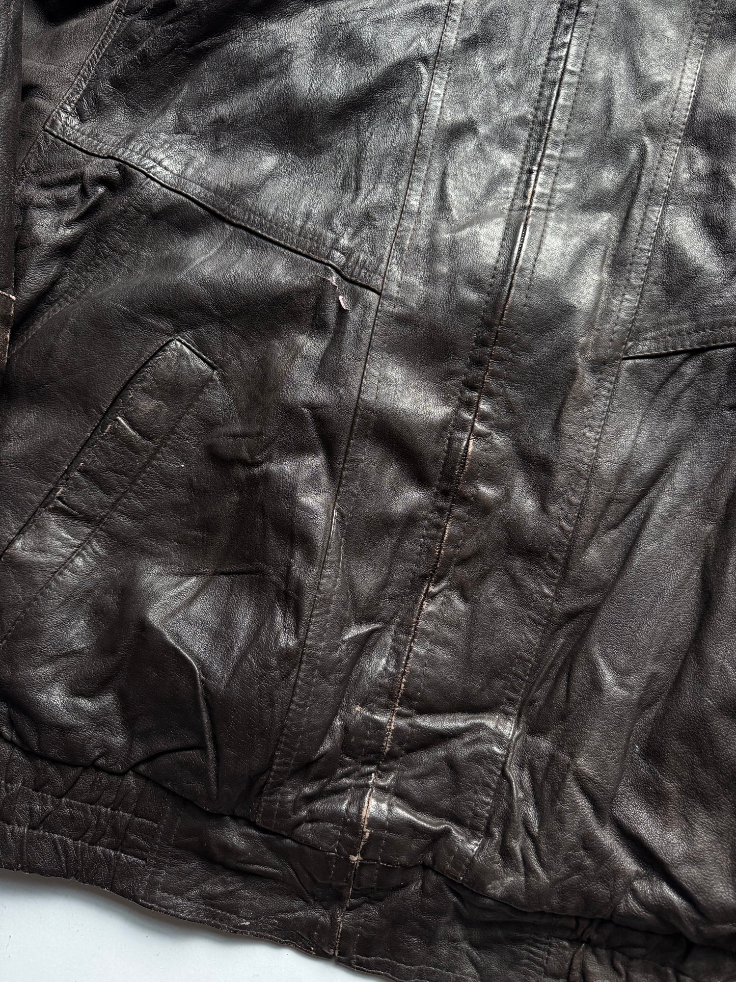 VINTAGE TOWN CRAFT LEATHER JACKET