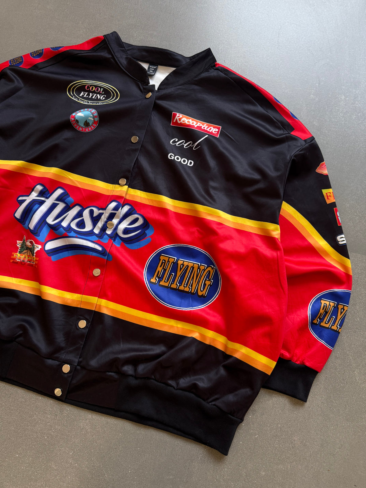 HUSTLE FLYING BOMBER JACKET