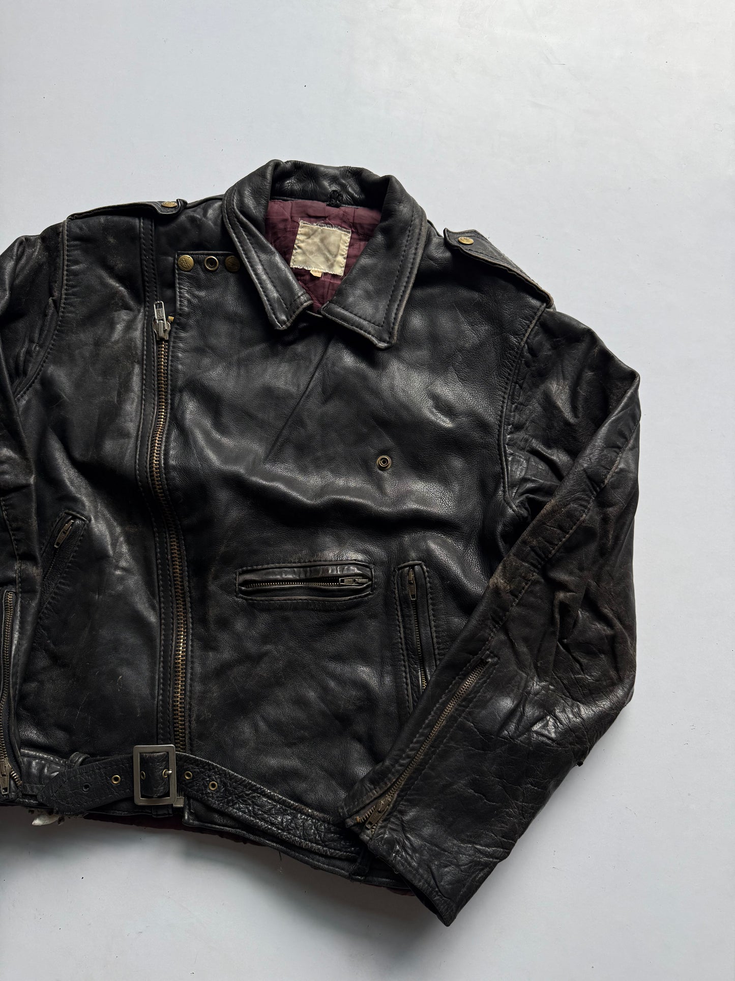 VINTAGE RACING LEATHER JACKET