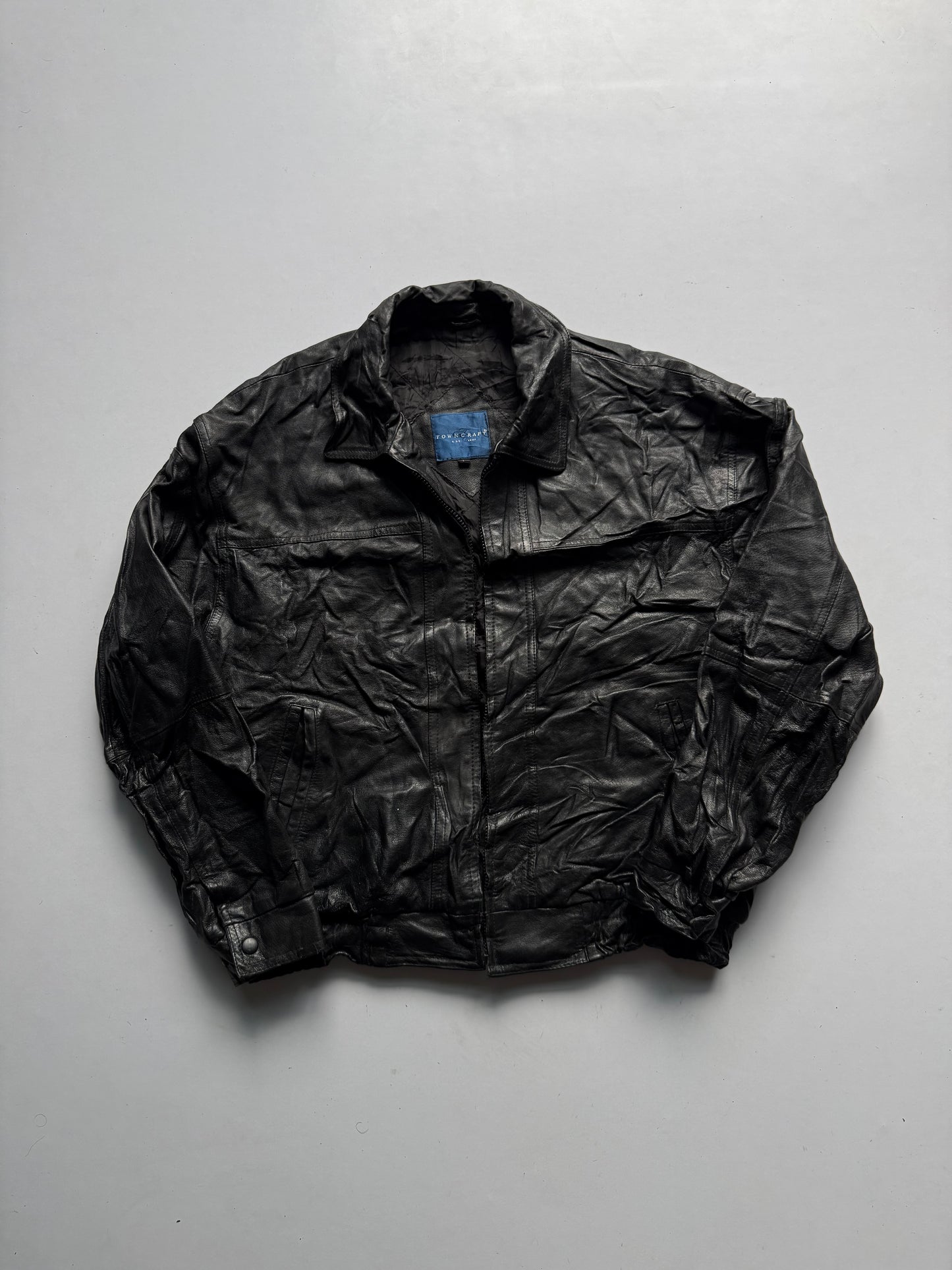VINTAGE TOWN CRAFT LEATHER JACKET