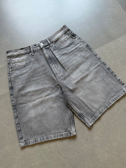 WASHED GREY SHORTS