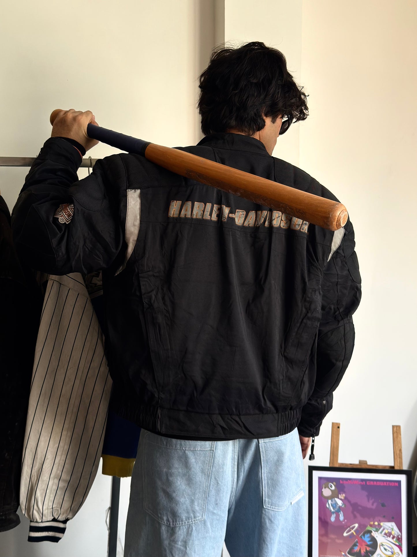 VINTAGE RARE 90’s HARLEY DAVIDSON RACING JACKET 
(Rare find)