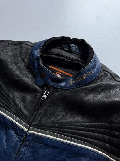 VINTAGE LEATHER BULLFIGHTER RACING JACKET 
(Safety pads)