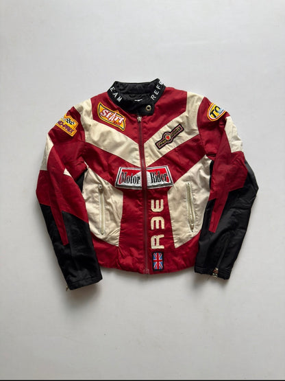 VINTAGE MOTOR RIDER BOMBER RACING JACKET