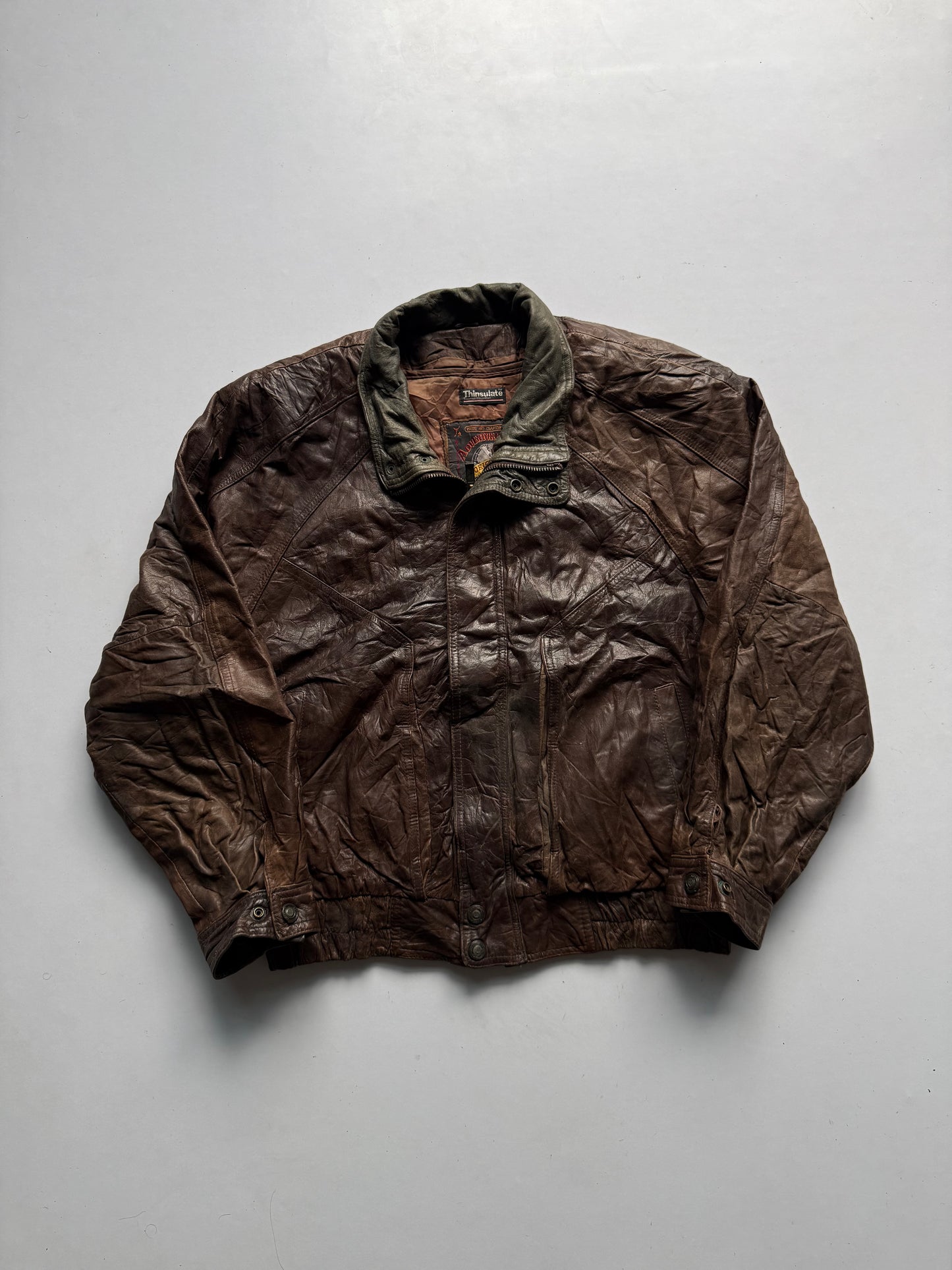 VINTAGE ADVENTURE BOUND LEATHER JACKET