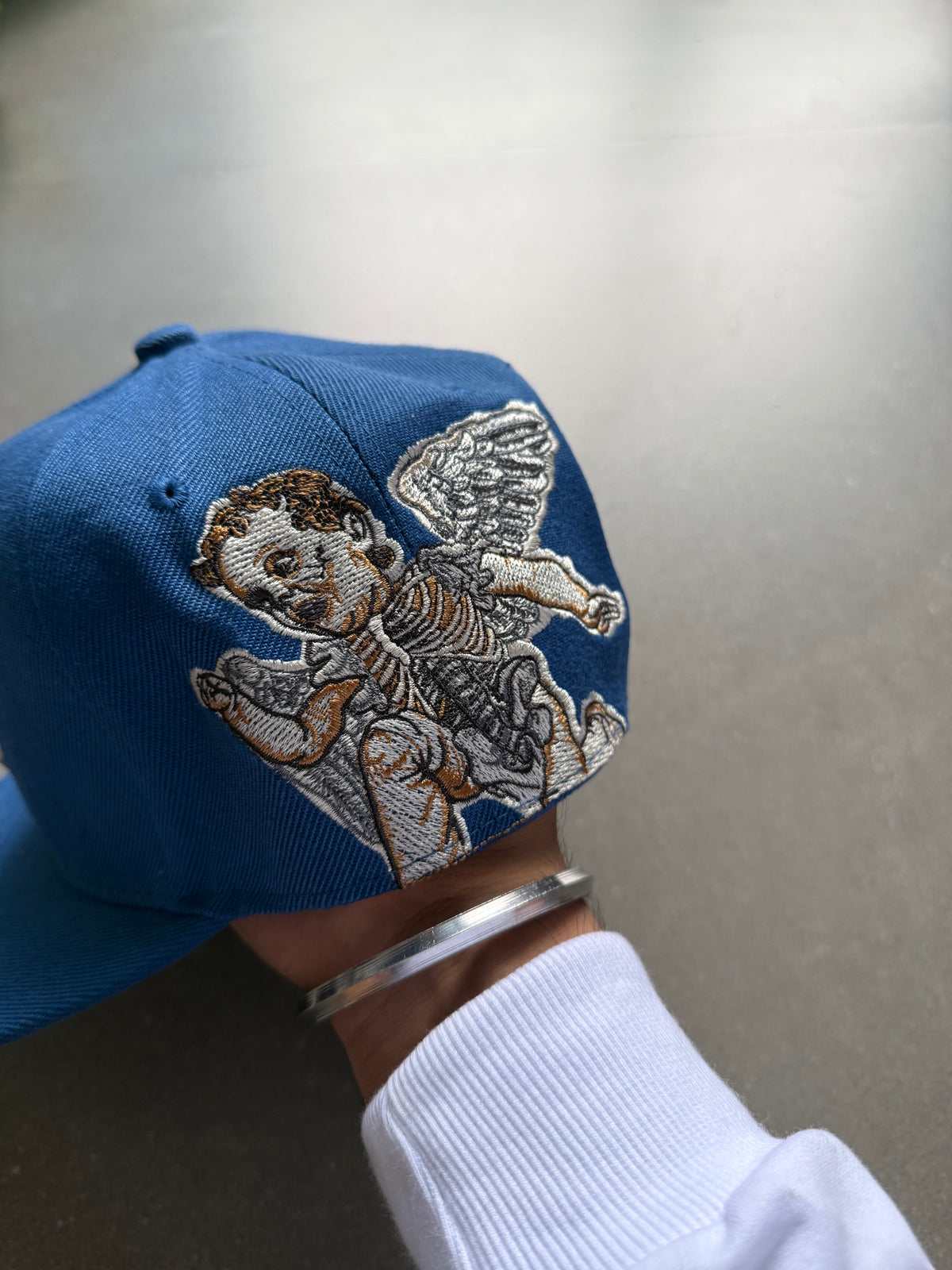 NY EMBROIDERED FITTED CAP