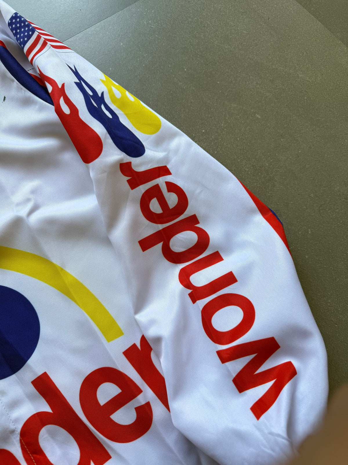 VINTAGE WONDER BREAD BOMBER RACING JACKET