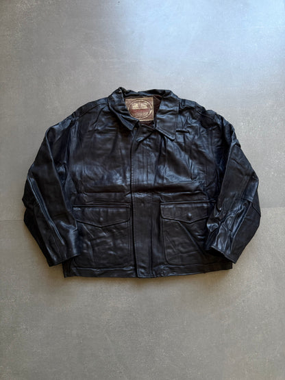 VINTAGE RARE ENGELBERT HEAVYWEIGHT LEATHER JACKET