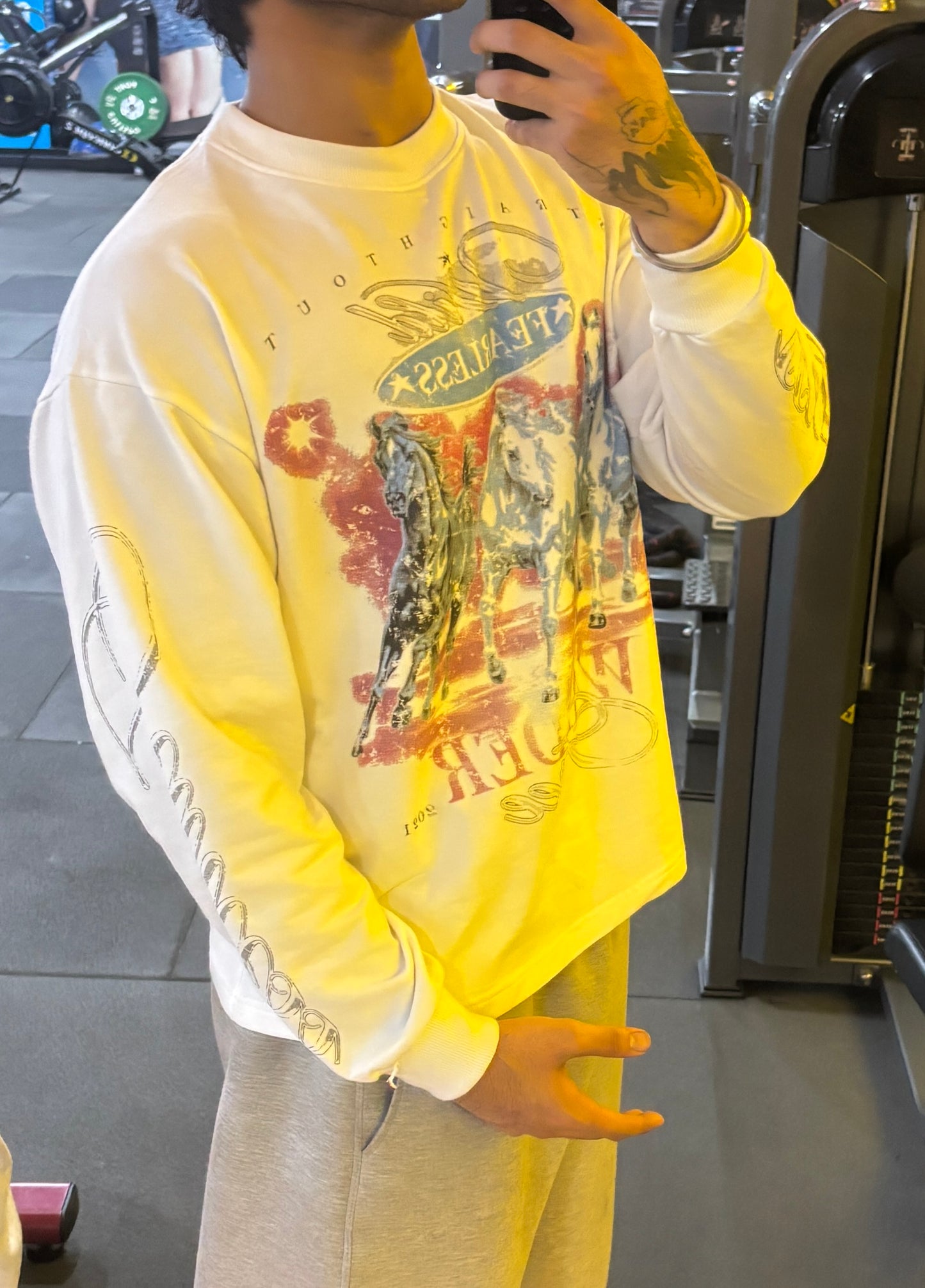 ELLC STUDIO VINTAGE INSPIRED FEARLESS TEE