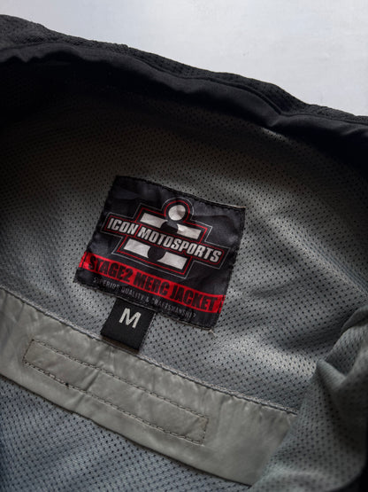 VINTAGE ICON MOTORS RACING JACKET 
(Looks good) (safety pads)