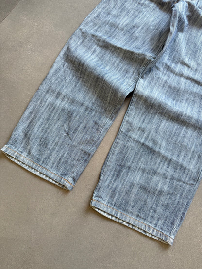VINTAGE WASHED DESIGNER BAGGY DENIM