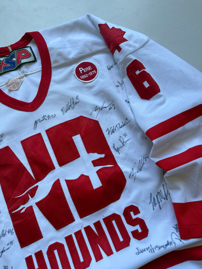 VINTAGE SP HOUNDS SIGN HOCKEY JERSEY