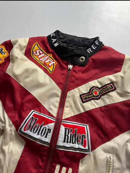 VINTAGE MOTOR RIDER BOMBER RACING JACKET
