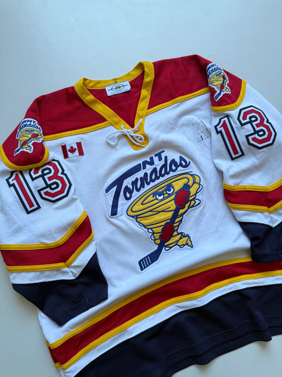 VINTAGE TORNADOS HOCKEY JERSEY