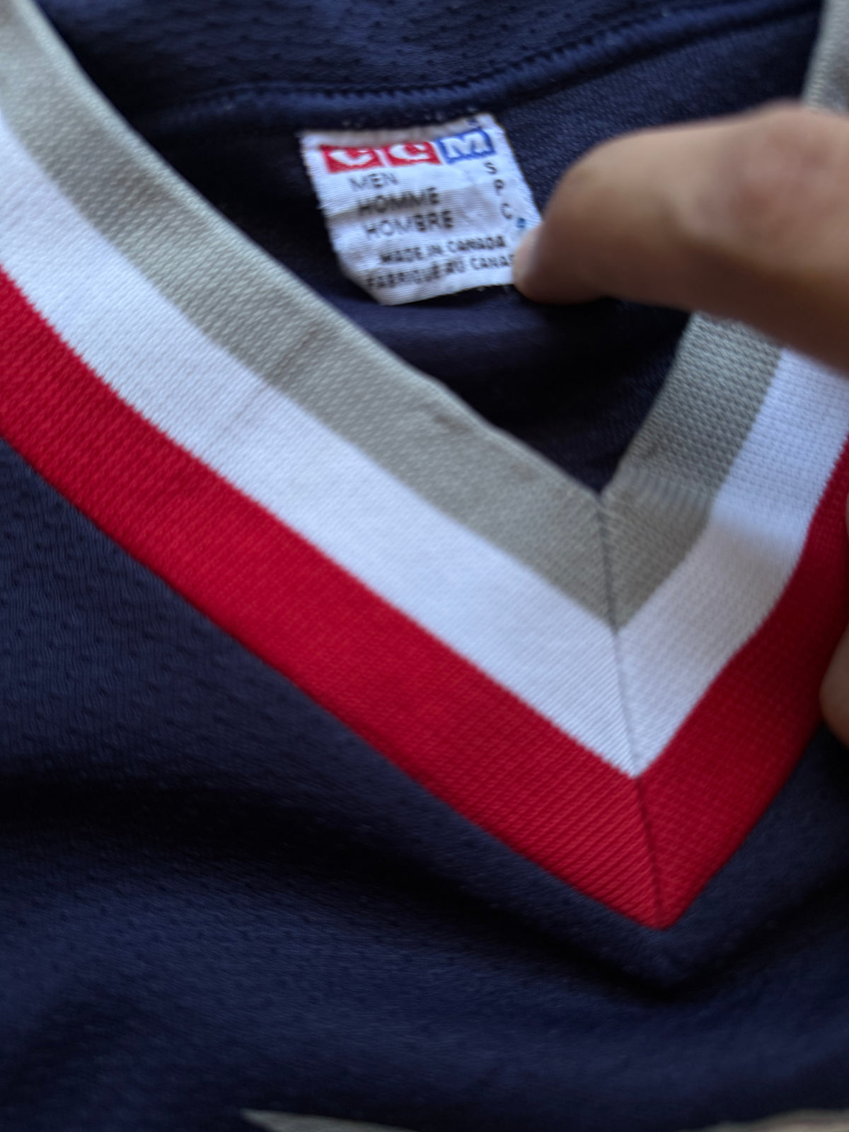 VINTAGE CCM NICOLET HOCKEY JERSEY