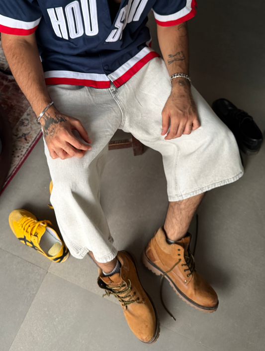 WASHED GREY JORTS