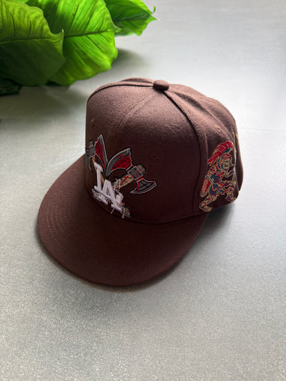 LA EMBROIDERED FITTED CAP