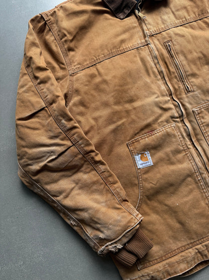 VINTAGE CARHARTT J140 BLK DUCK CANVAS JACKET (rare find)
