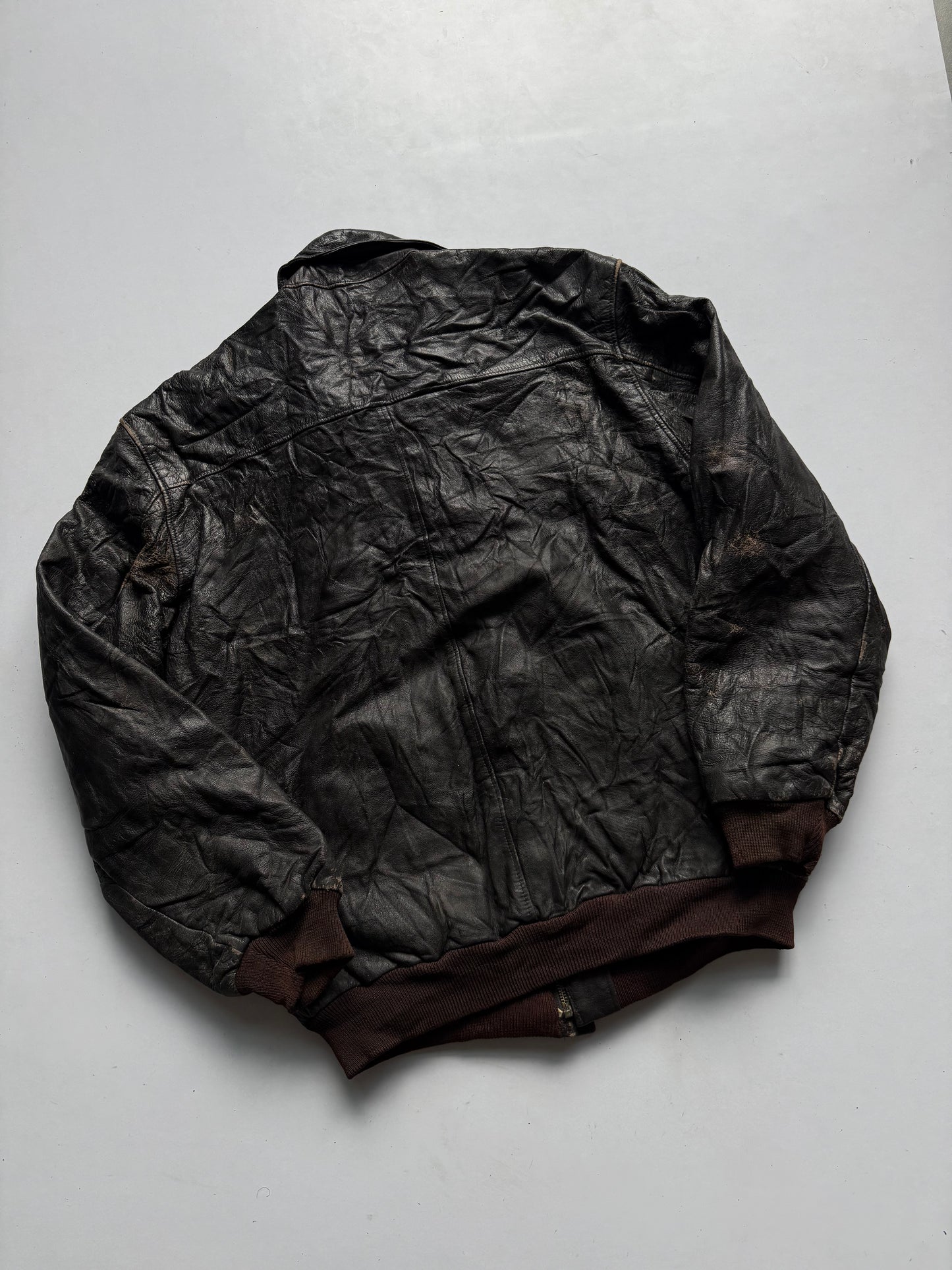 VINTAGE LL BEAN LEATHER JACKET