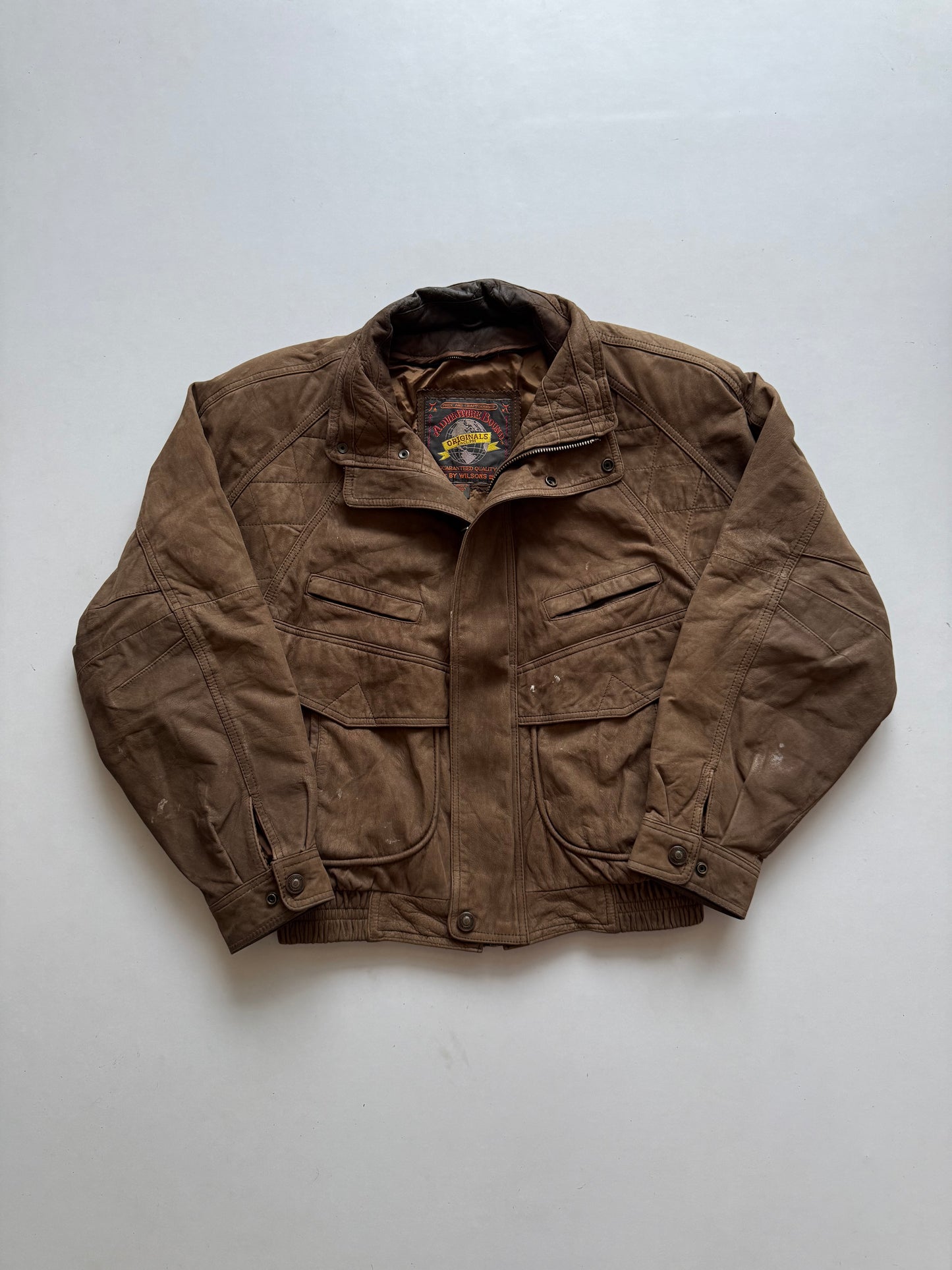 VINTAGE ADVENTURE BOUND ORIGINALS SUEDE LEATHER JACKET