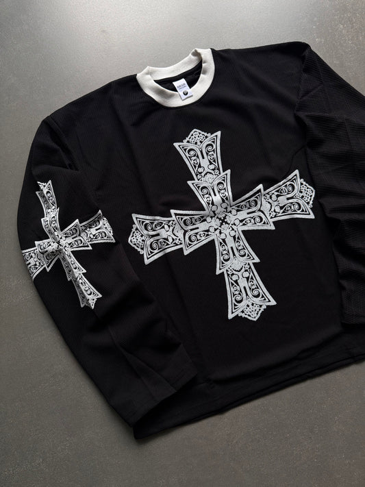 GRAPHIC WAFFLE TEE
