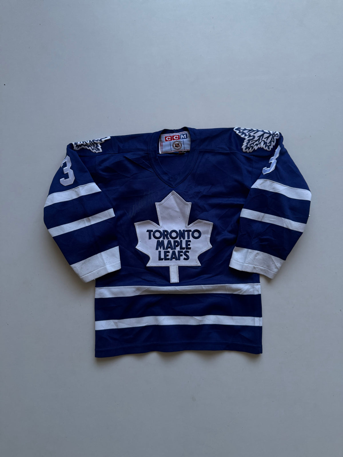 VINTAGE RARE CCM TORONTO MAPLE LEAFS HOCKEY JERSEY