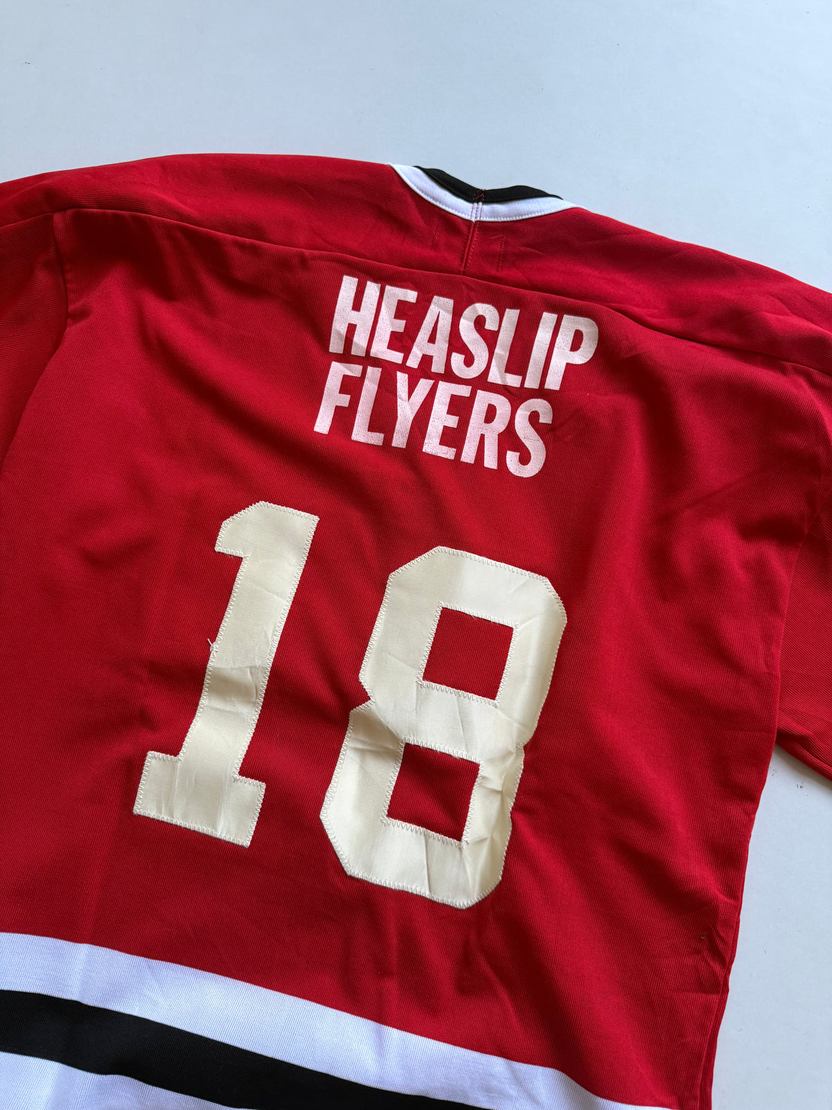 VINTAGE MASAKA WHITE FARM HOCKEY JERSEY
