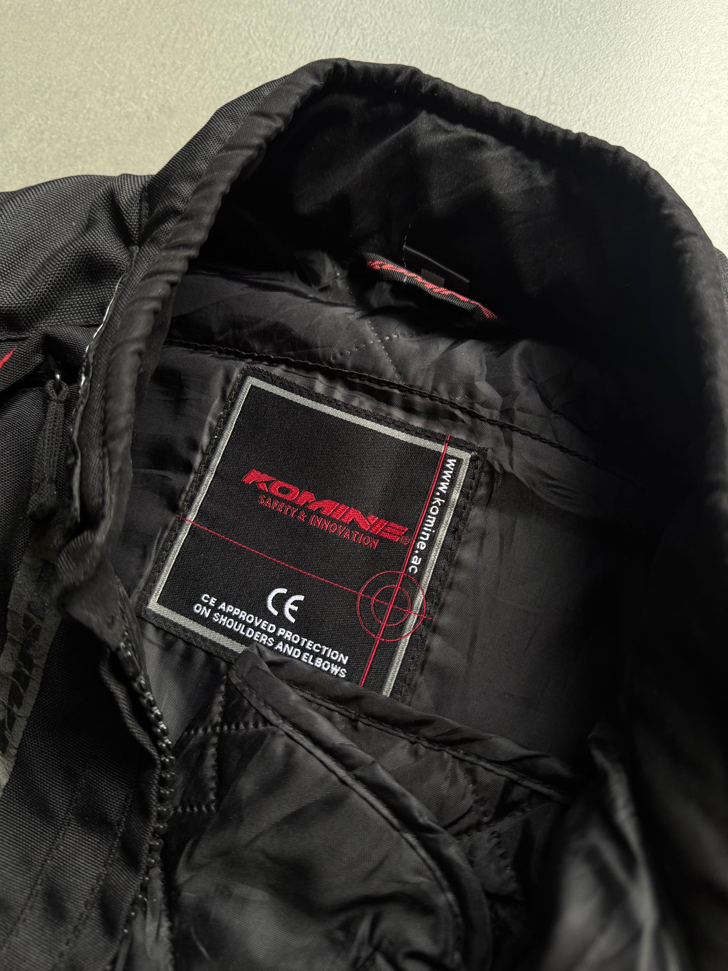 VINTAGE KOMINE RACING JACKET (safety pads)