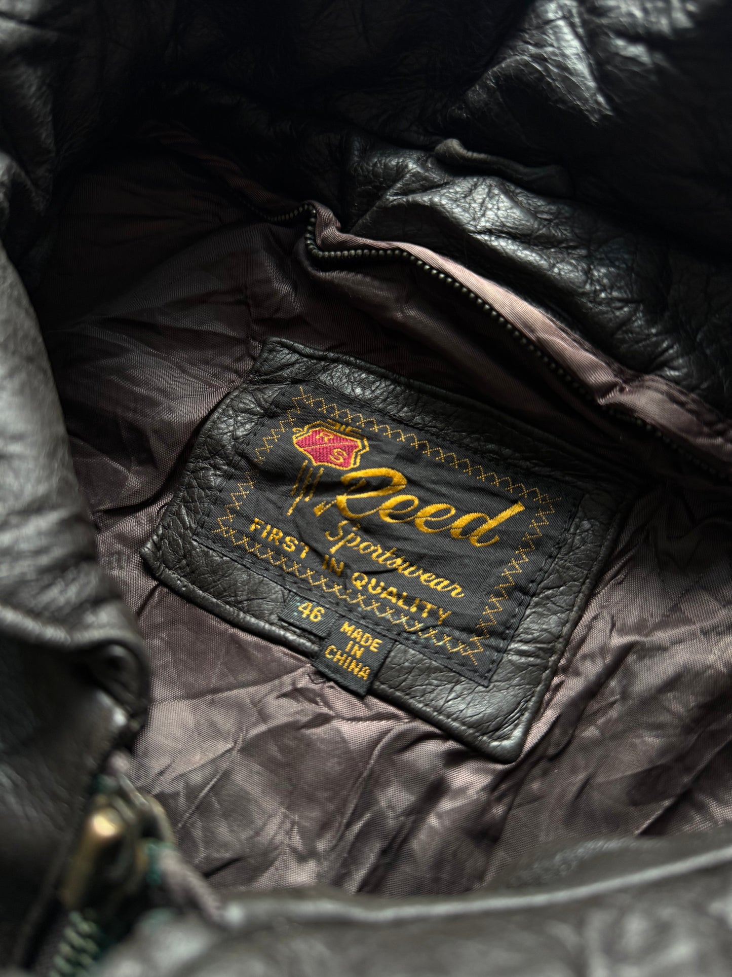 VINTAGE REED LEATHER JACKET