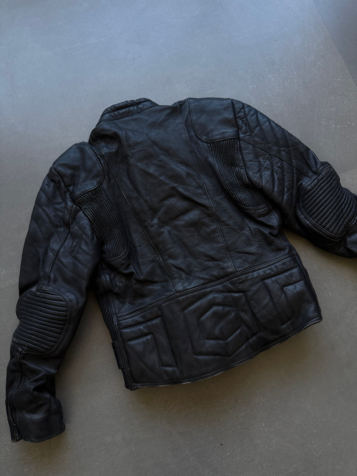 VINTAGE LEATHER BIKER JACKET