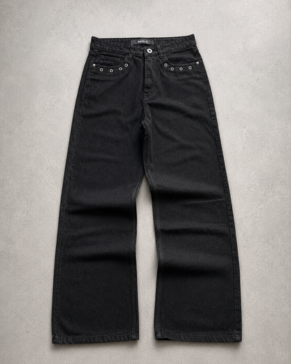 JET BLACK RAW DENIM