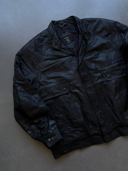 VINTAGE ST MICHAEL LEATHER JACKET