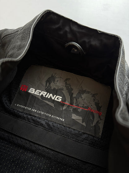 VINTAGE BERING LEATHER RACING JACKET (safety pads)