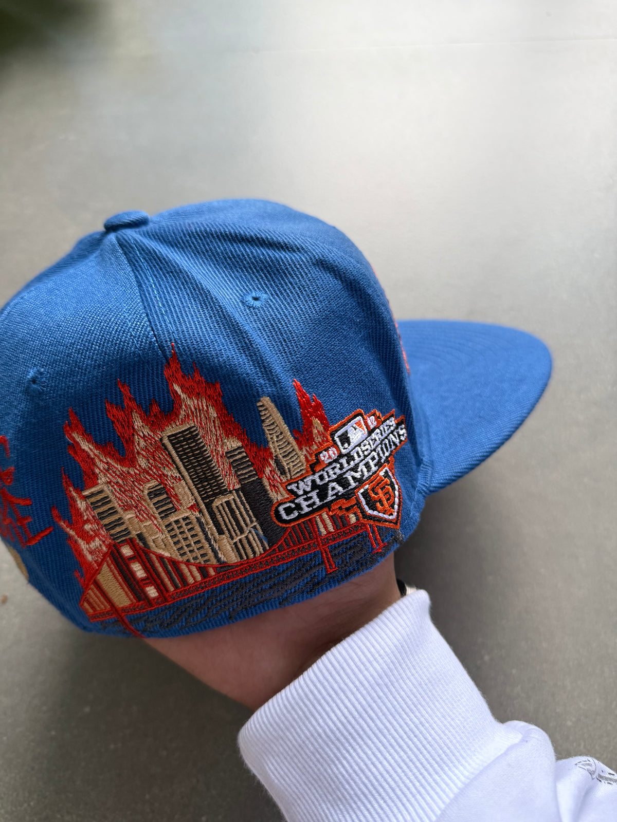 SOX EMBROIDERED FITTED CAP