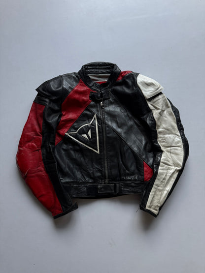 VINTAGE 90’s RARE DAINESE LEATHER RACING JACKET 
(Rare find) (Safety pads)