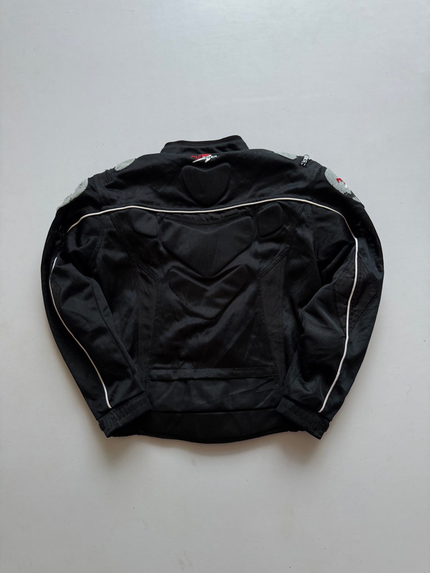 VINTAGE PRO BIKER RACING JACKET (safety pads)