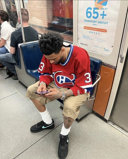 VINTAGE NHL CANADIENS HOCKEY JERSEY