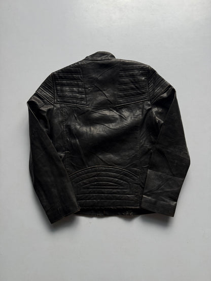 VINTAGE PULL & BEAR RACING LEATHER JACKET