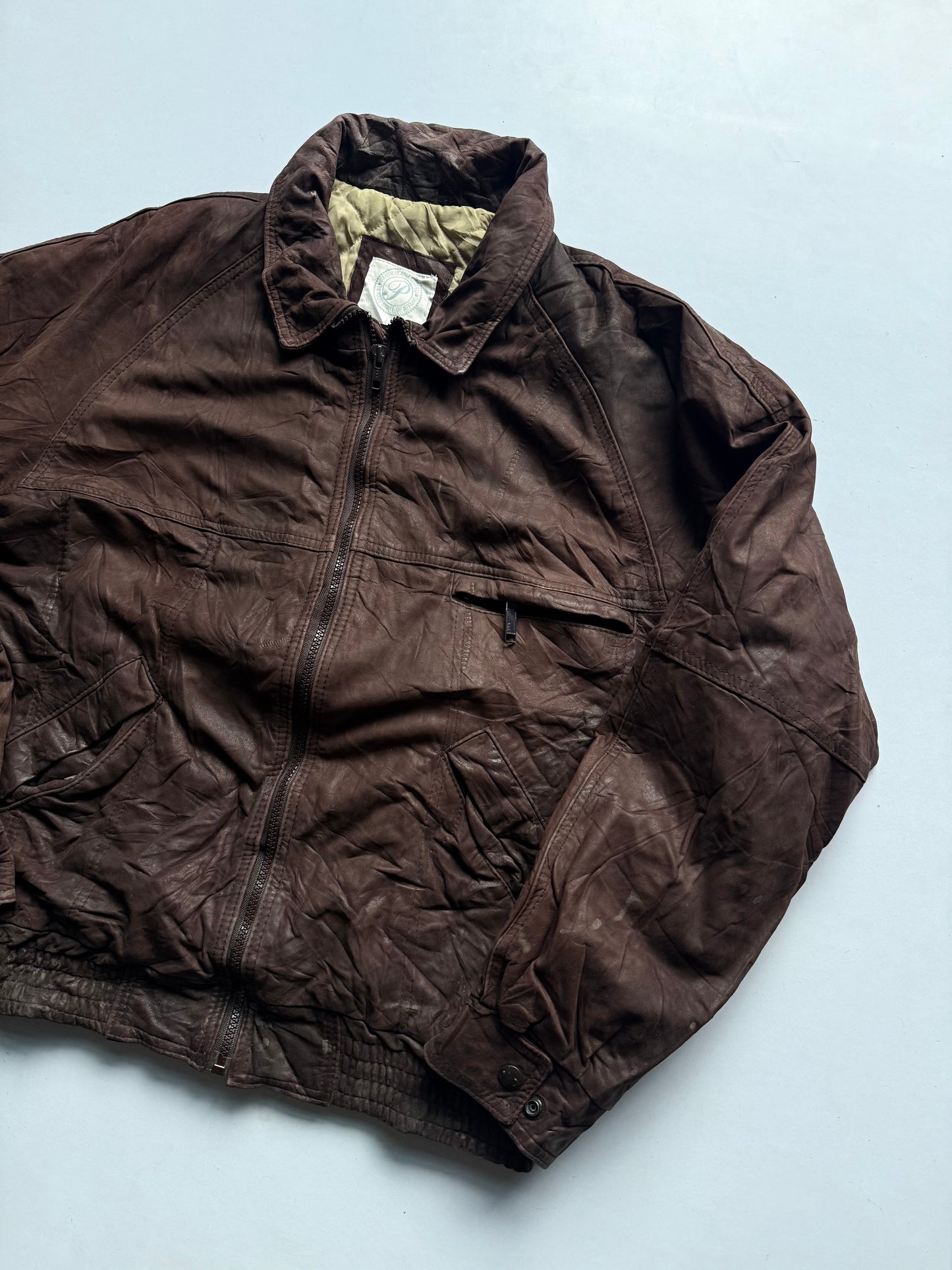 VINTAGE PROTOCOL LEATHER JACKET