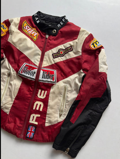 VINTAGE MOTOR RIDER BOMBER RACING JACKET