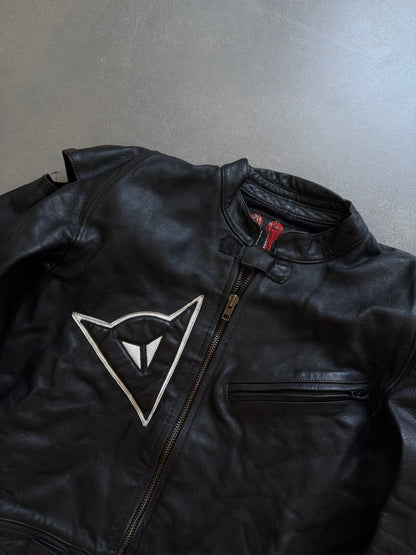 VINTAGE RARE DAINESE LEATHER BIKER JACKET 
(Safety pads)