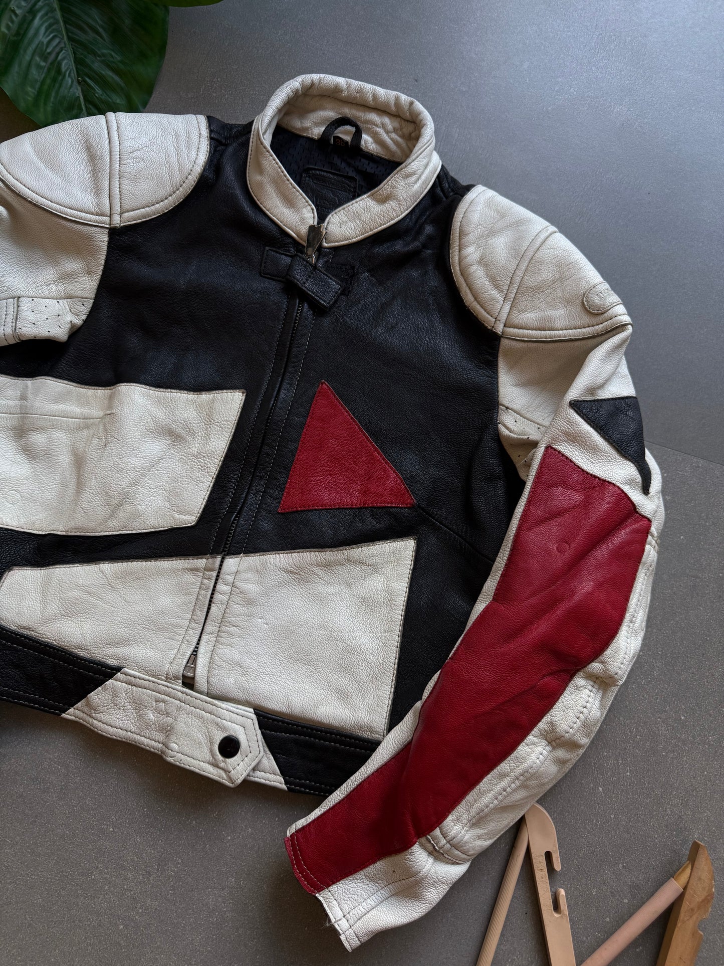 VINTAGE HEIN GERICKE LEATHER BIKER JACKET