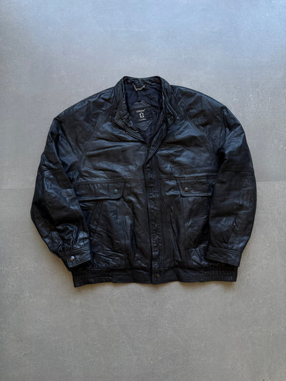VINTAGE ST MICHAEL LEATHER JACKET