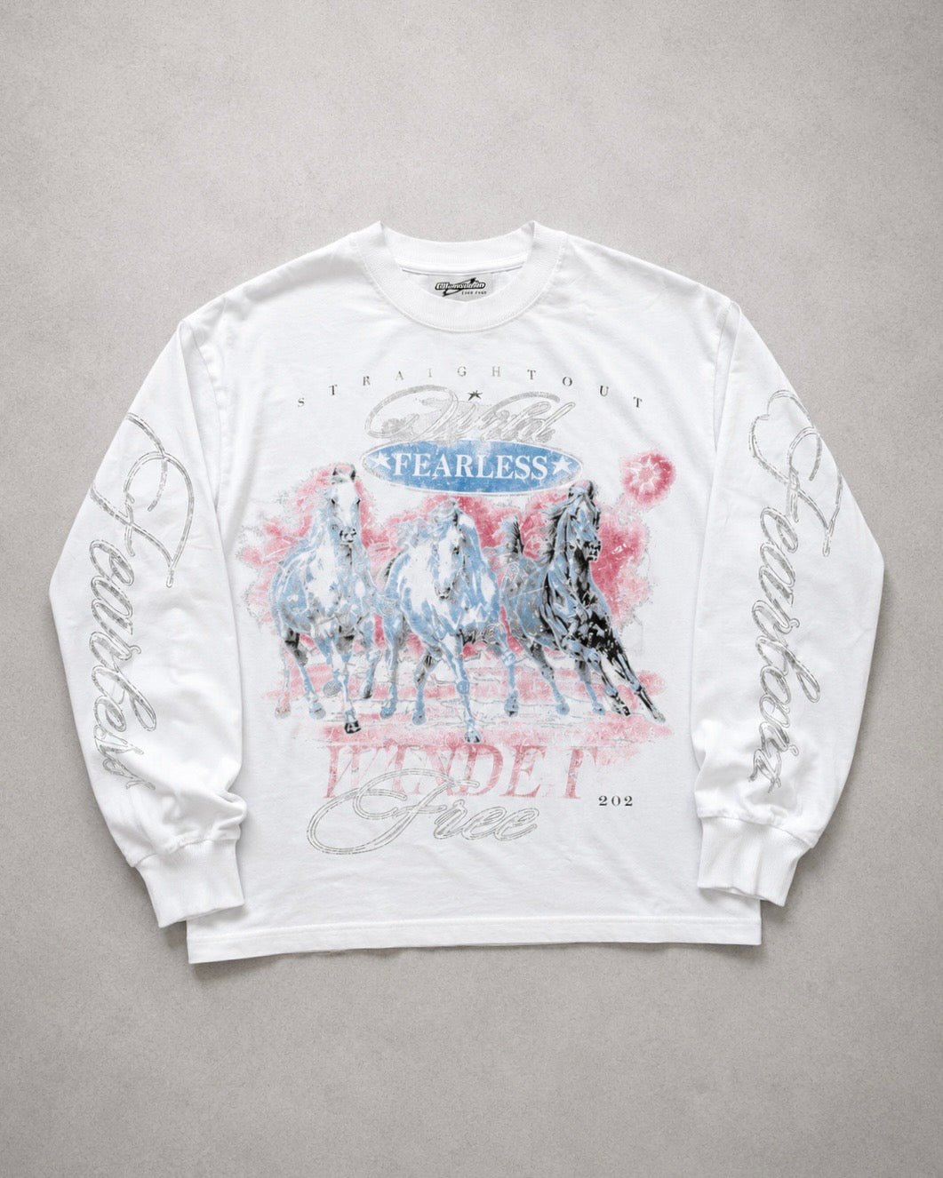 ELLC STUDIO VINTAGE INSPIRED FEARLESS TEE